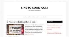 Desktop Screenshot of liketocook.com